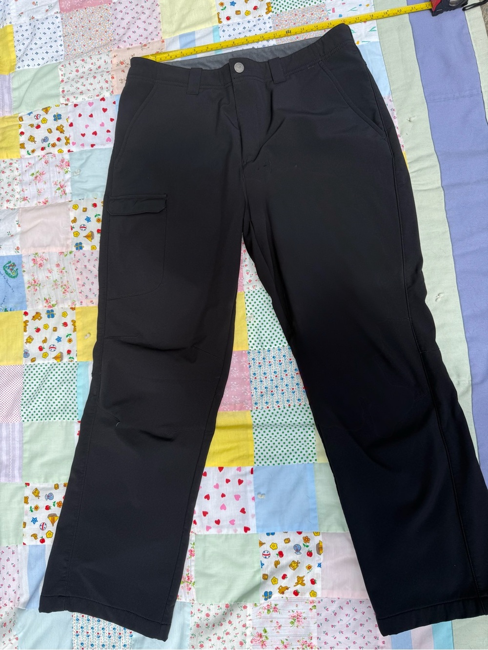 White Sierra Fleece Lined Ski Pants Unisex Size 34